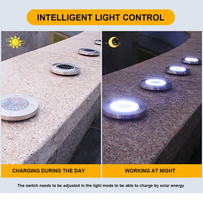 Disk Solarne Led Lampe 4 Komada