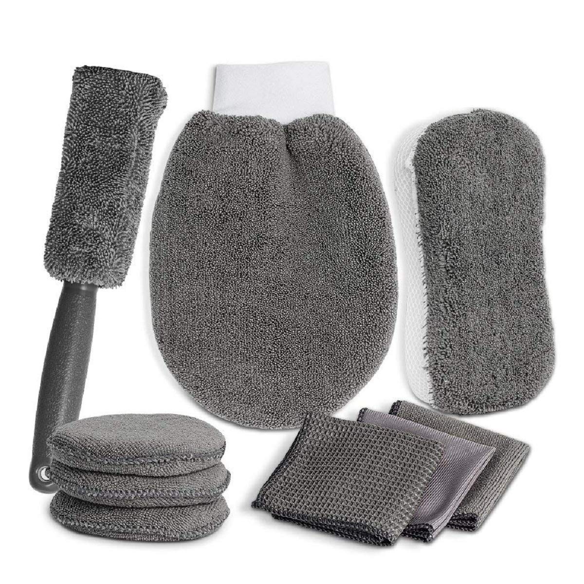 Set Krpa za Pranje i Čišćenje Vozila 9 u 1