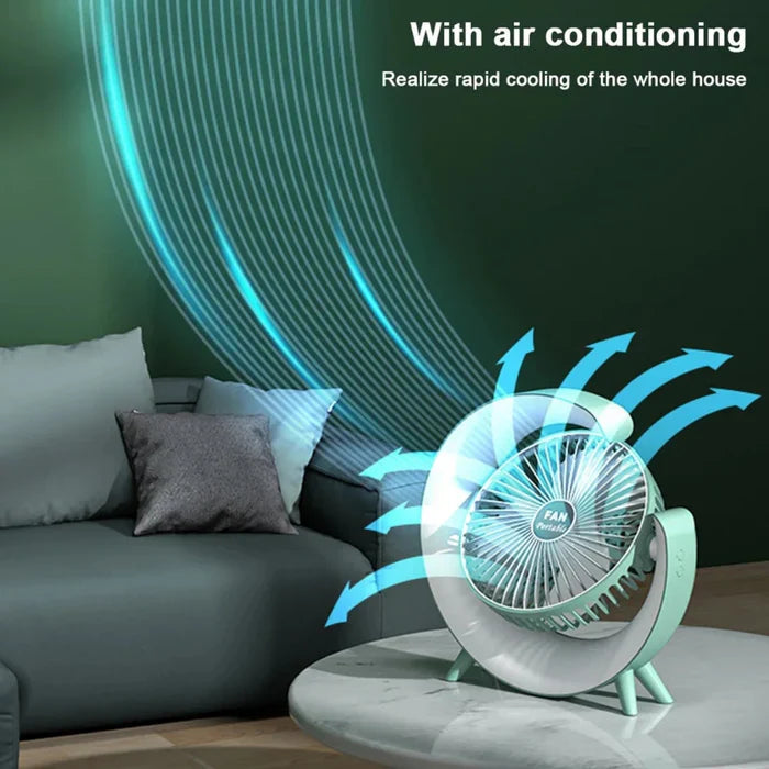 Šareni RGB Stoni Ventilator