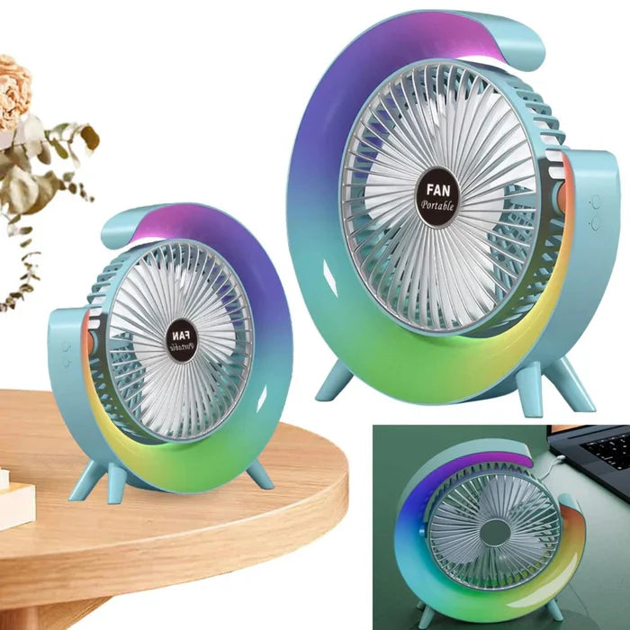 Šareni RGB Stoni Ventilator
