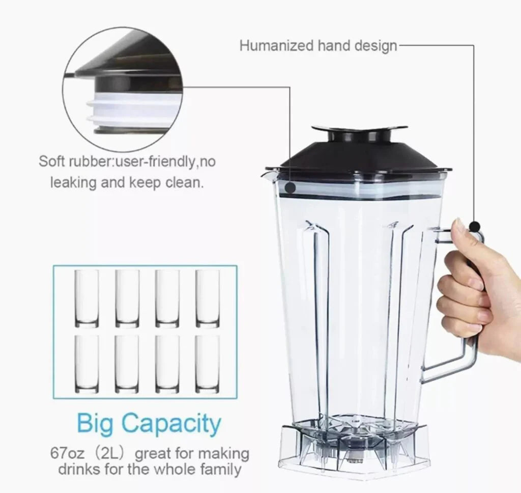 Profesionalni Blender Silver Crest 4500W – 2 Posude