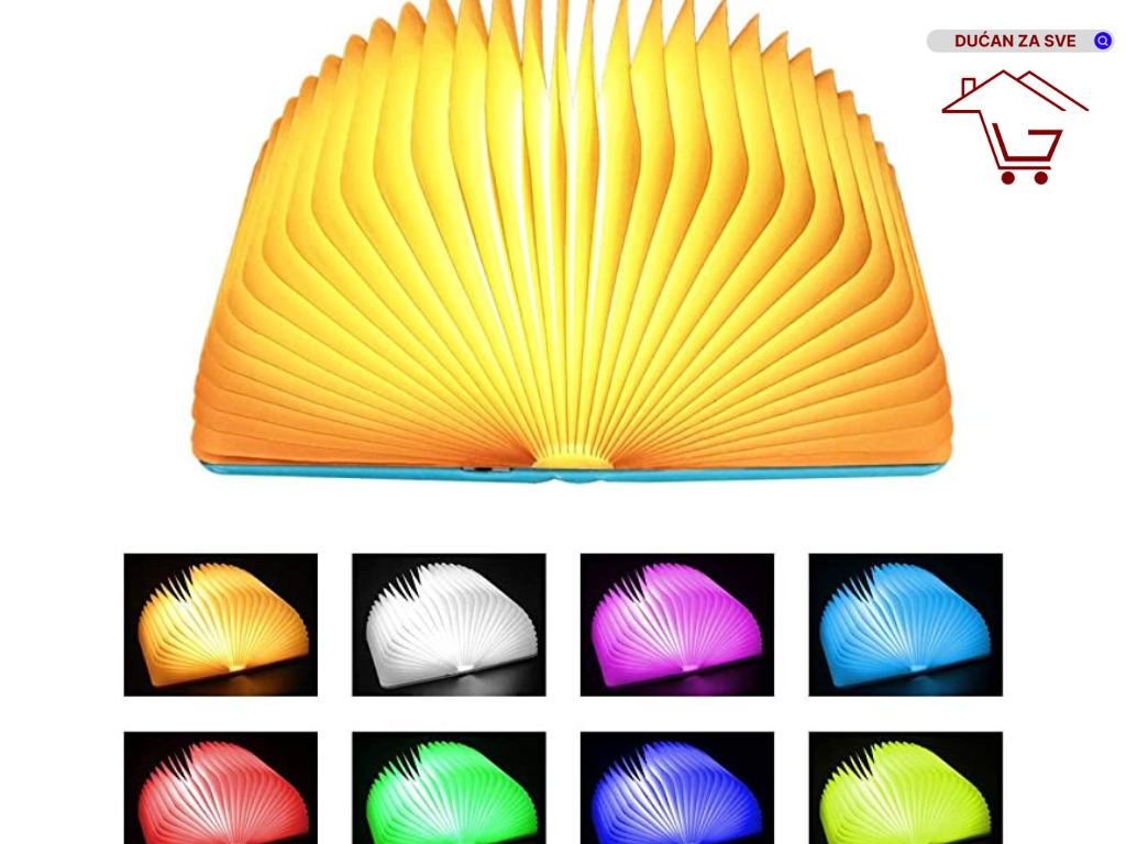 Lampa u Obliku Knjige