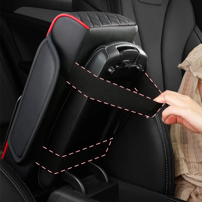Auto Naslon za Ruku sa Memorijskom Penom – Držač za Čašu i Telefon