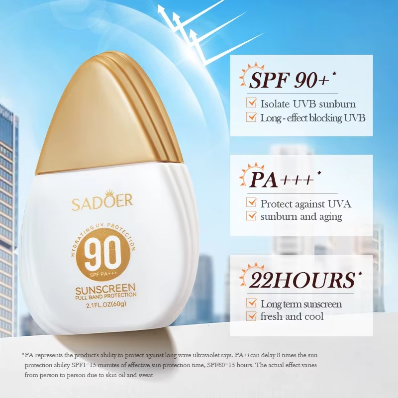 SADOER Krema za Sunčanje SPF 90+