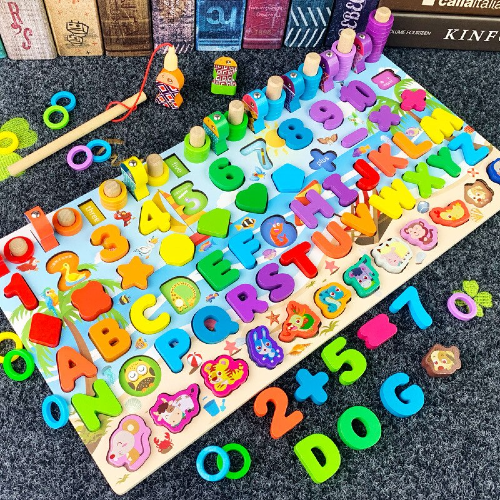 Dječija Slagalica Montesori 6u1
