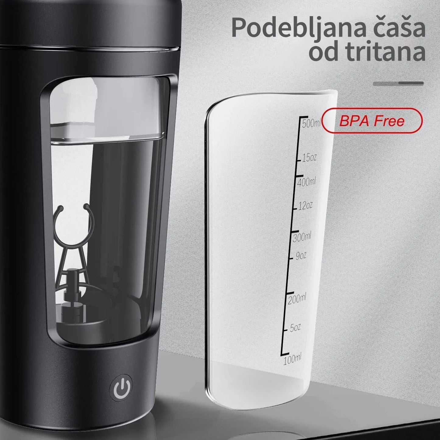 Prenosivi Električni Šejker 650ml